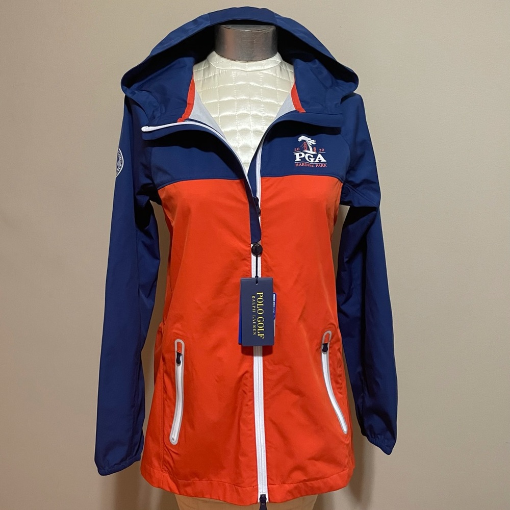 Official PGA Ralph Lauren Polo Golf windbreaker raincoat jacket S